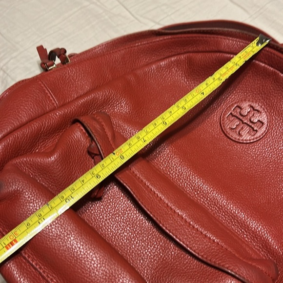 Tory Burch Red Leather Backpack - Picture 10 of 14